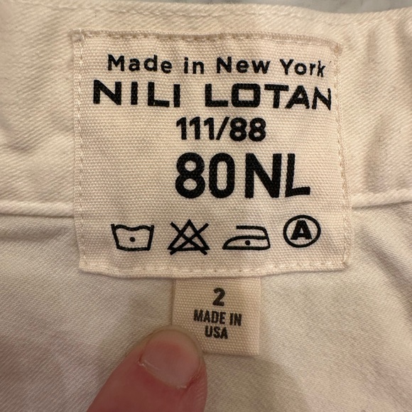 Nili Lotan Off-White Trousers - Picture 6 of 8